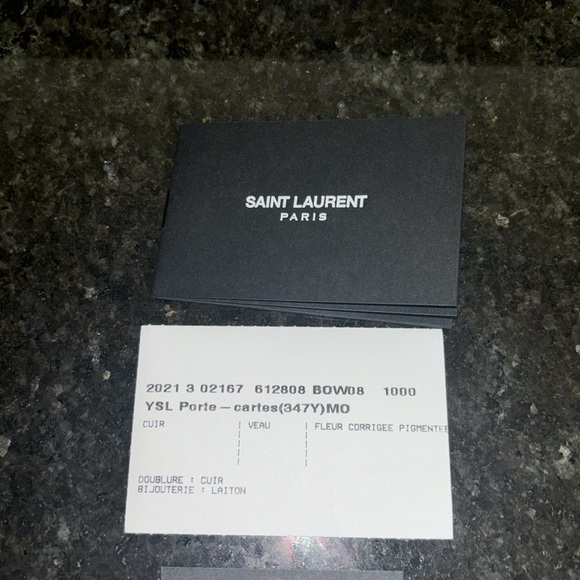 Saint Laurent Cassandre Matelasse Flap card case - Picture 8 of 8
